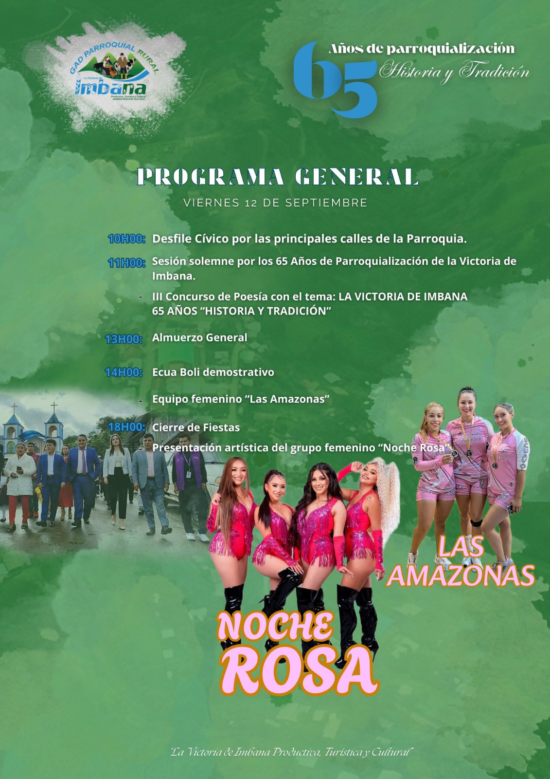 La Victoria de Imbana 65 años de parroquialización