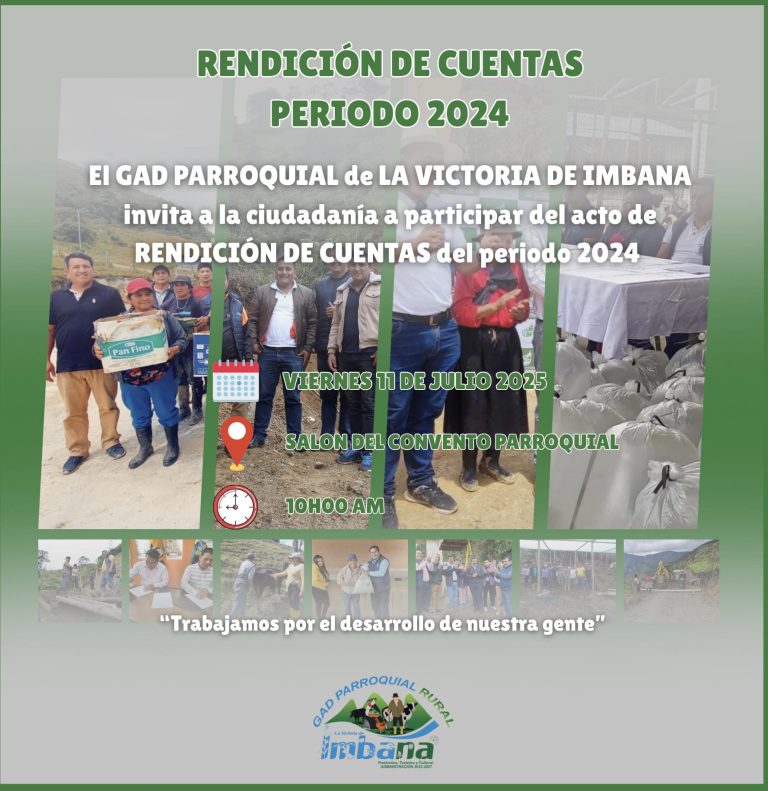 Rendición de cuentas del periodo 2024